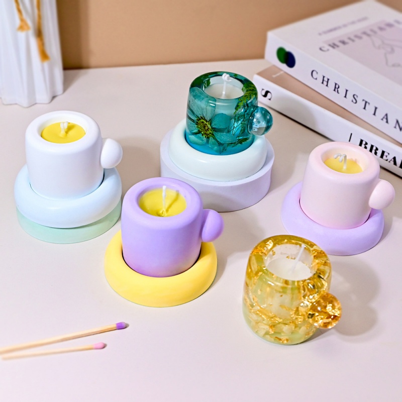 Kubek 3D z podkładką silikonow – Candle Containers recenzja i cena