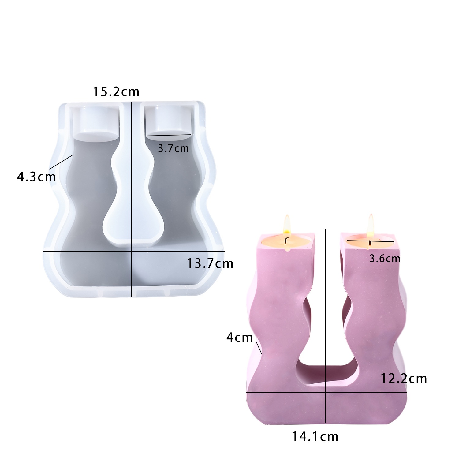 Forma silikonowa do żywicy epo – Candle Molds recenzja i cena