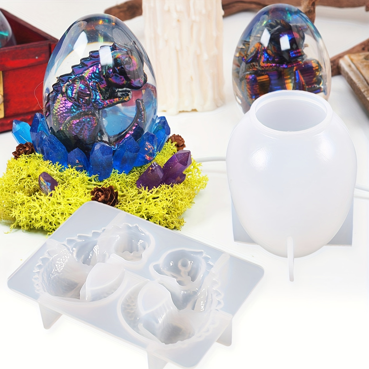 Formy silikonowe na jajka smoc – Candle Making Kit recenzja i cena